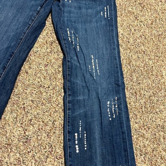 Seven7 Limited Edition Dark Blue Jeans women's size 16, premium denim, bootcut - Picture 6 of 8